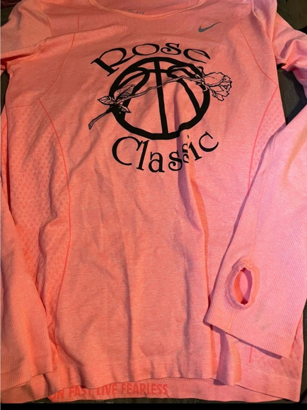 Nike Pink Rose Classic Crewneck Sweater